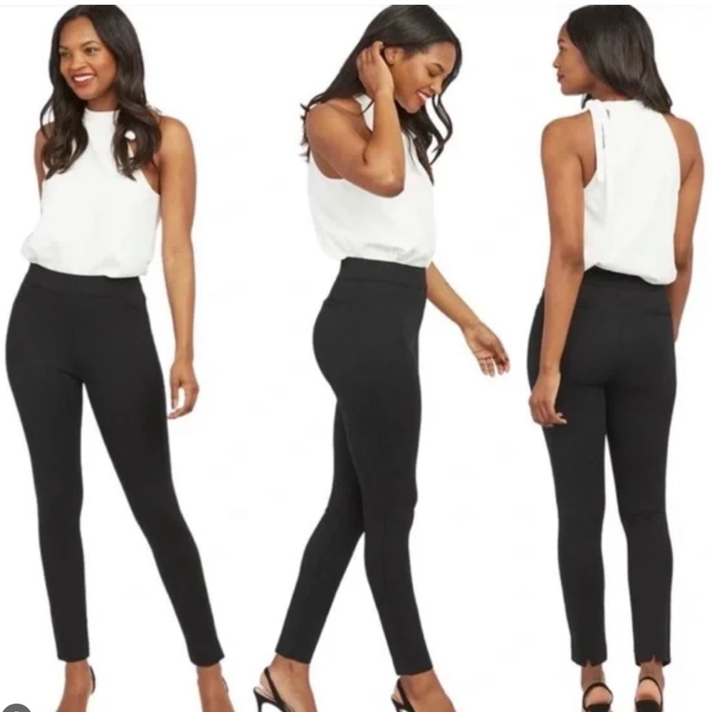 SPANX Perfect Black Pant Back Seam Skinny MP